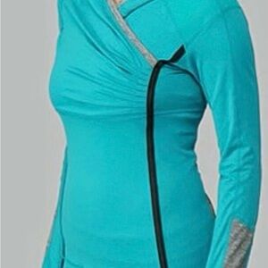 Lululemon Turquoise Long Sleeve Athletic Top